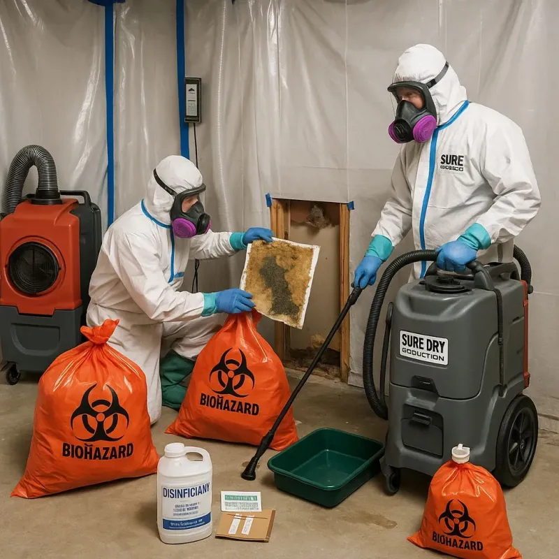 Contaminated Water Handling Protocols process in Long Creek, IL