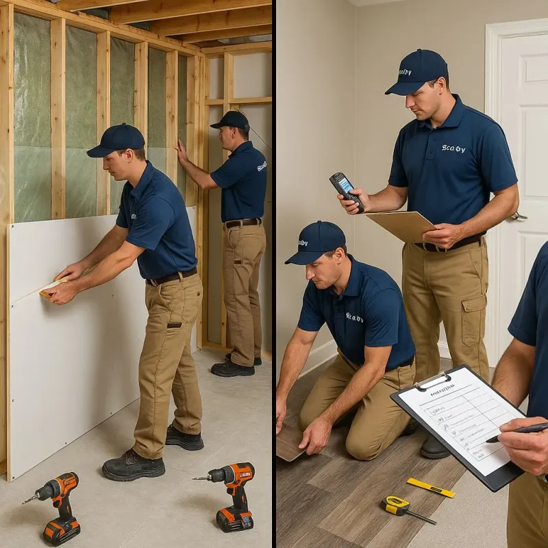 Repairs and Reconstruction process in Long Creek, IL