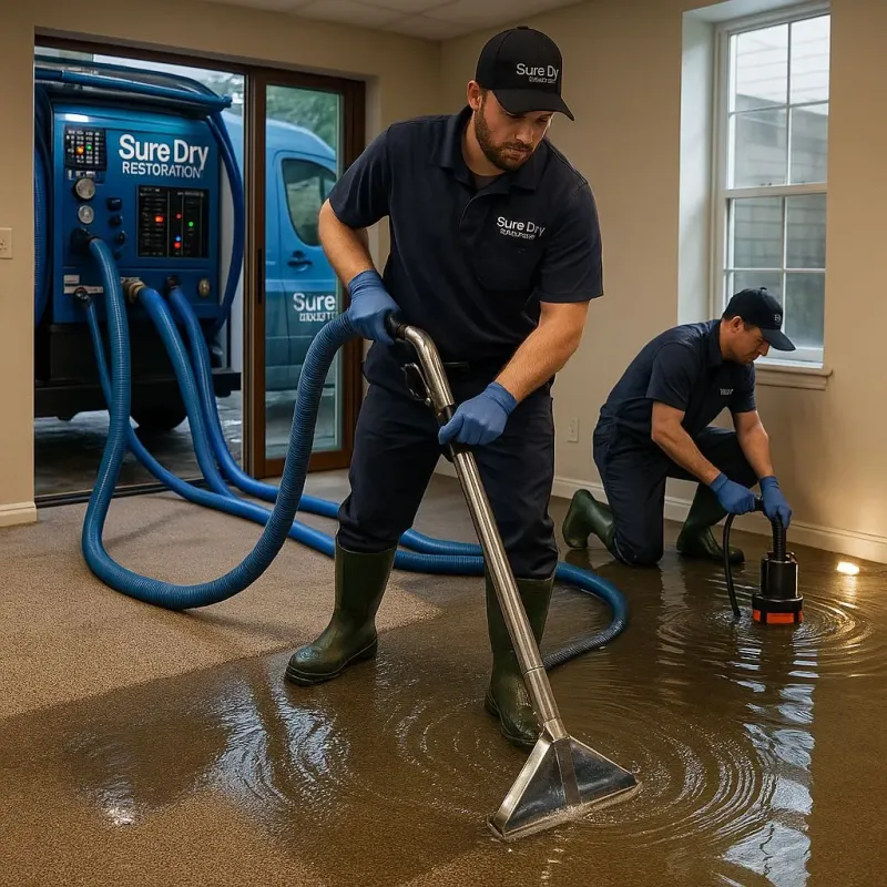 Water Extraction and Removal process in Long Creek, IL